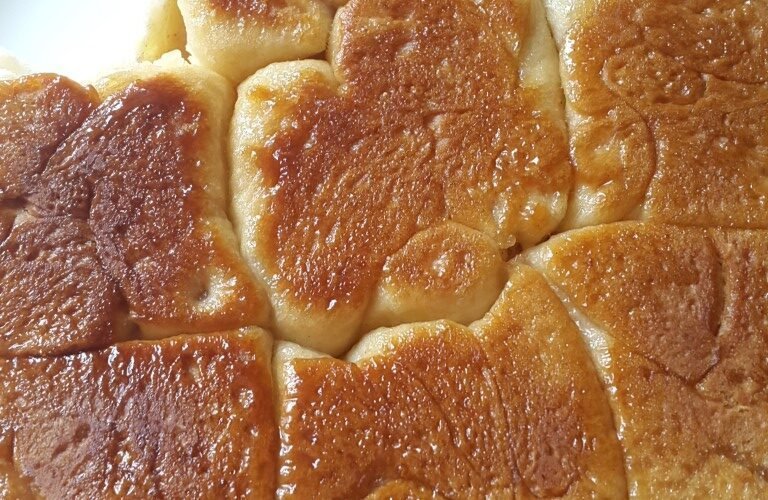 Rohrnudeln mit Apfelfüllung