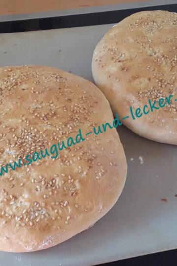 Fladenbrot auf der Stoneware