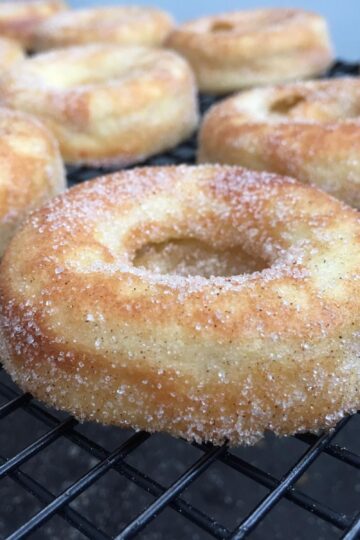 Apfelküchle aus der Donutform