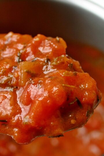 Tomatensoße auf Vorrat