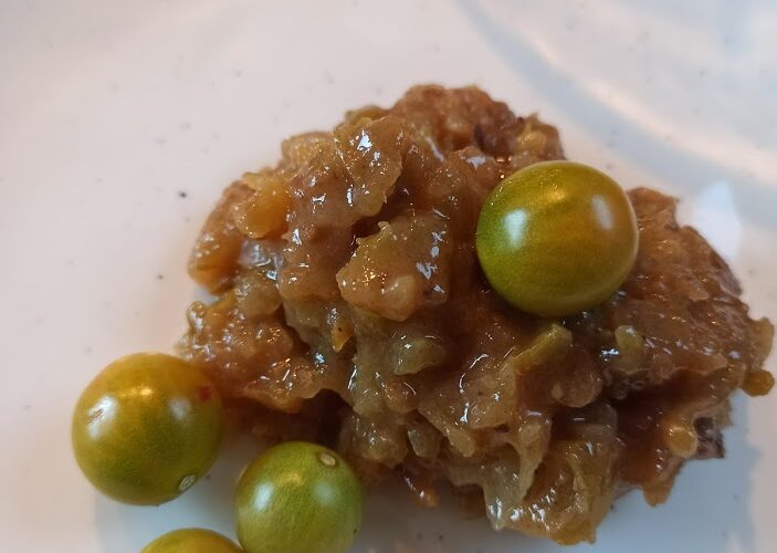 Chutney aus grünen Tomaten