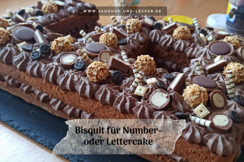 Bisquit für Lettercake / Numbercake