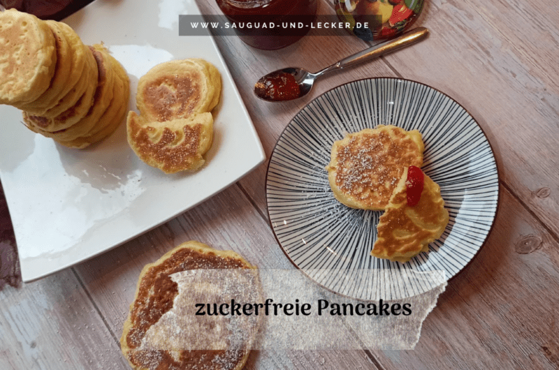 zuckerfreie Pancakes