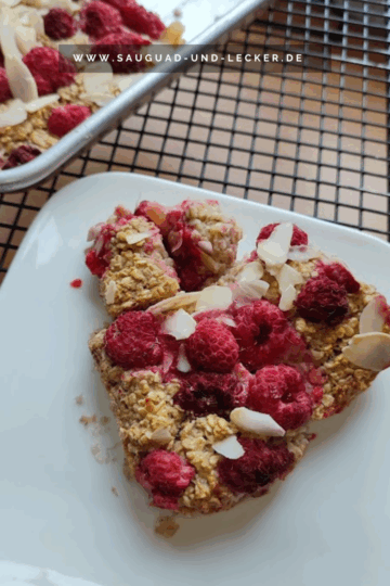 Baked Oats aus dem Airfryer, gesund, sättigend und super schnell fertig