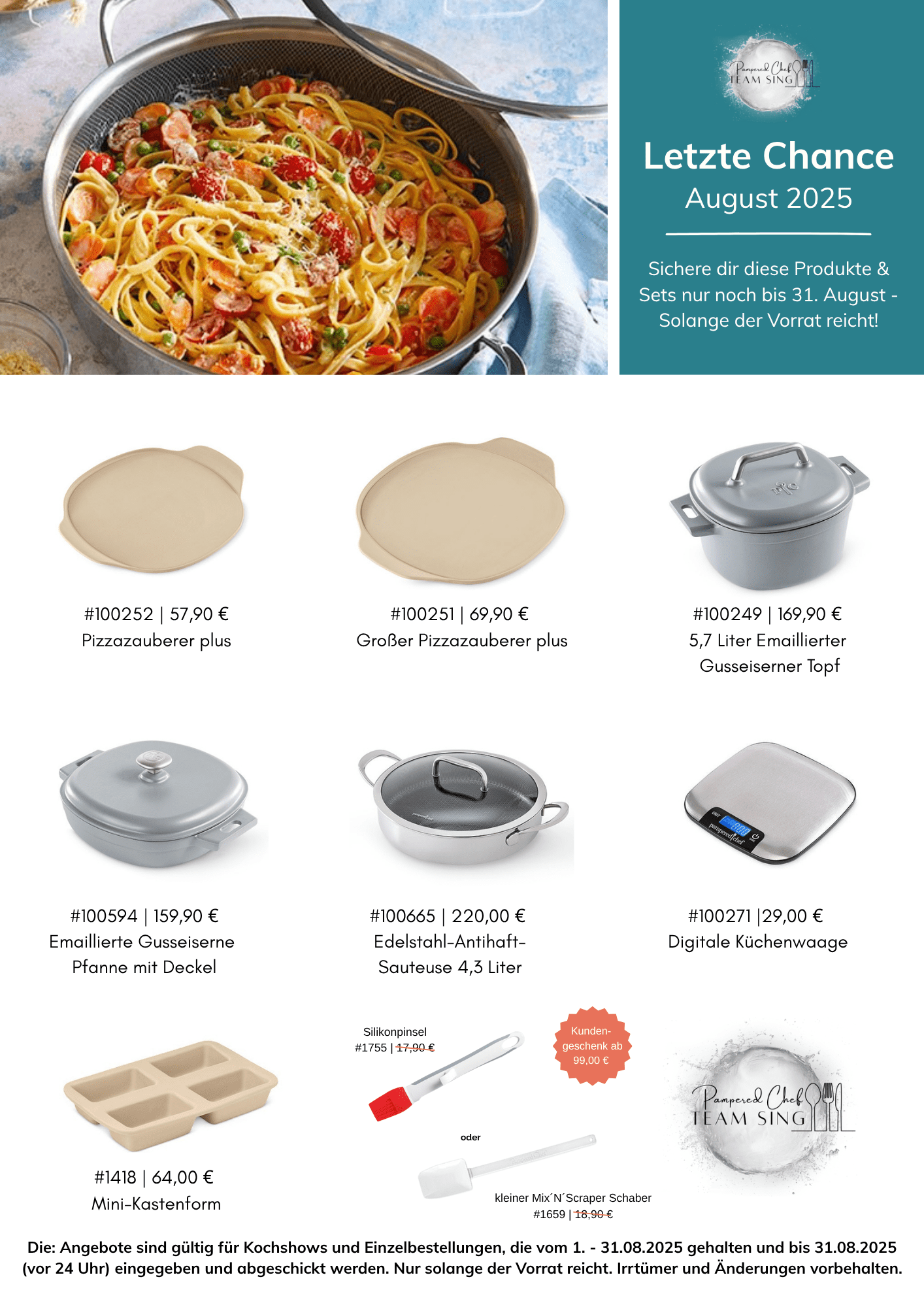 Dropliste August 2025