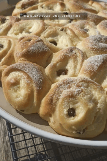 Vanille-Puddingschnecken