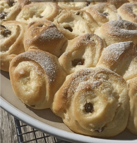 Vanille-Puddingschnecken
