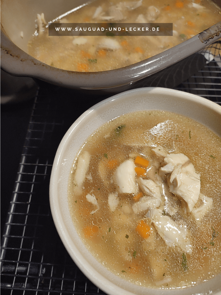 Hühnersuppe aus dem Ofenmeister