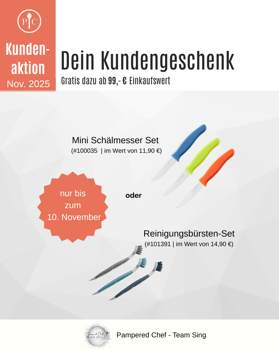 Kundengeschenk bis 15Nov 2025