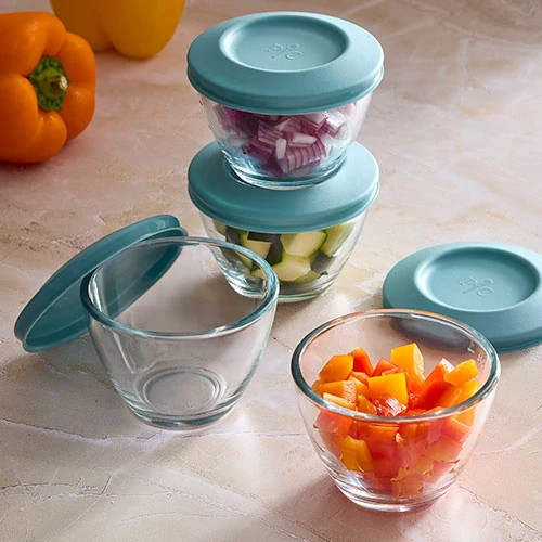 Kleine Vorratsschalen mit Deckeln 4er Set von Pampered Chef
