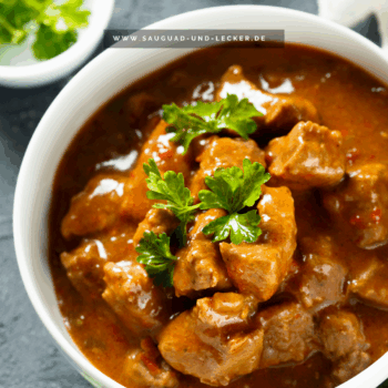 Saftiges Gulasch aus dem Ofenmeister von Pampered Chef