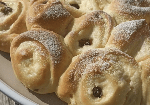 Vanille-Puddingschnecken