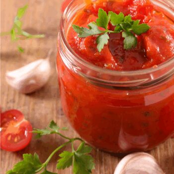 Tomatensoße auf Vorrat