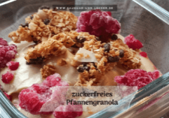 zuckerfreies Pfannengranola - Website